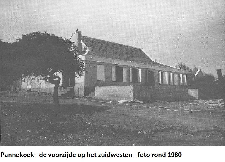 03. Landhuis Pannekoek voorzijde op het zuidwesten 1980